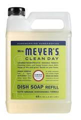 MRS. MEYER'S CLEAN DAY Liquid Dish Soap Refill, Biodegradable Formula, Lemon Verbena (48 Fl Oz (Pack of 1)) 11181