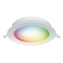 Feit Electric LEDR6XT/RGBW/CA/AG 6" 65 Watt Equivalent WiFi Color Changing, Tunable White, No Hub Required, Alexa or Google Assistant, No Hub Required LED Smart Canless Retrofit Recessed Downlight Kit