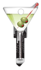 Lucky Line Key Shapes, Martini, House Key Blank, SC1, 1 Key (B133S)