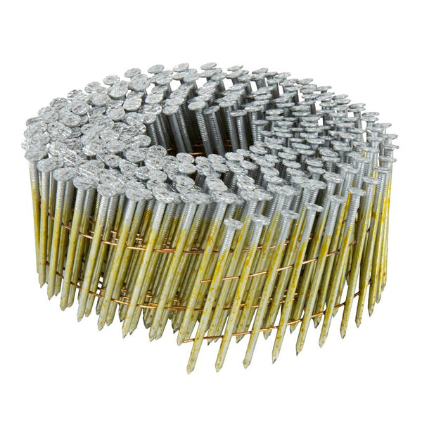 Metabo HPT Siding Nails | 2-1/4 in. x .092 in. | Wire Coil, Ring, Electro-Galvanized, Round Head | 3,600 Count | 13338HPT