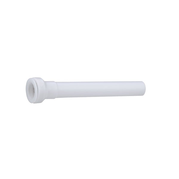 Plumb Pak Keeney Insta-Plumb 1-1/2 in. x 12 in. Extension Tube - Connects to 1-1/2 in. O.D. Plastic Tube - Push Fit System, White 40-12IPK