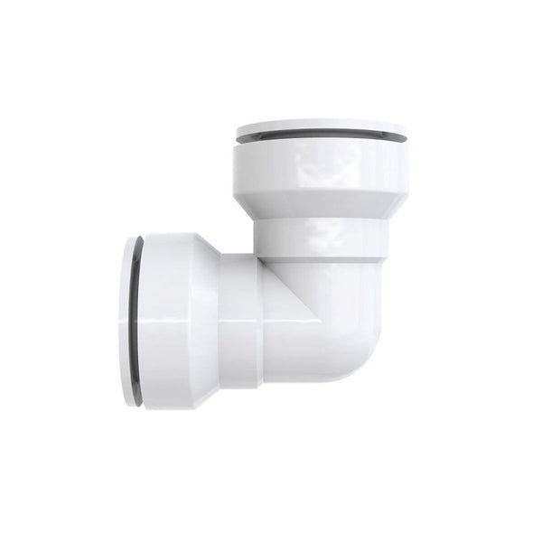 Plumb Pak Keeney Insta-Plumb 1-1/2 in. Push Fit Connect to 90 Degree Tubing Coupling, White 47IPK