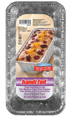 Handi-Foil Cook-N-Carry Loaf Pan 2Lb w/ Lids, 3 ct 20398TL-10