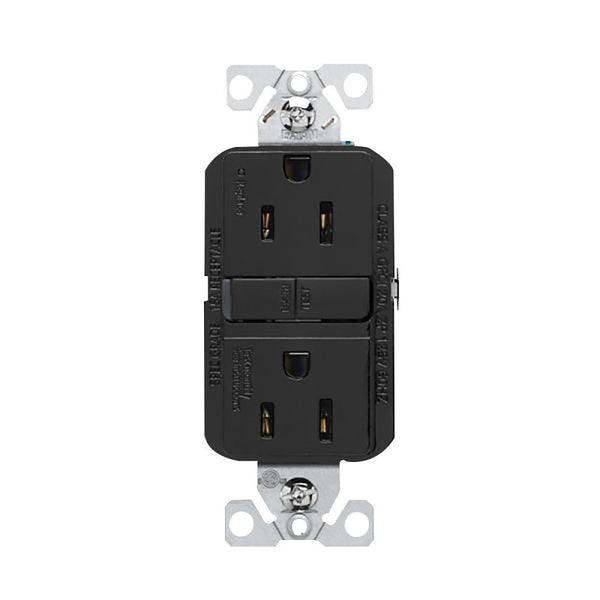 Eaton GF15BK GFCI Receptacle, Black