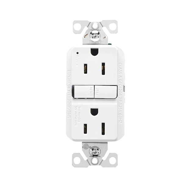 Eaton Wiring Devices GF15W - ETN ST GFCI 15A 125V WH - 1EA GF15W-WP