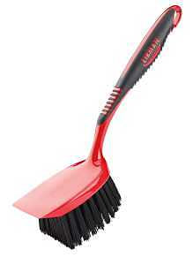 Libman 524 Short Handle (10") Utility Brush Red,PK6