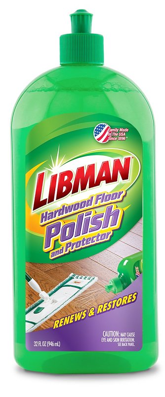 Libman 2067 Hardwood Floor Polish and Protector with Squeeze Bottle 32 oz