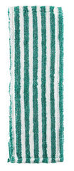 Libman Commercial 119 Microfiber Wet/Dry Floor Mop Refill Pad, Microfiber, 18" Wide, Green and White