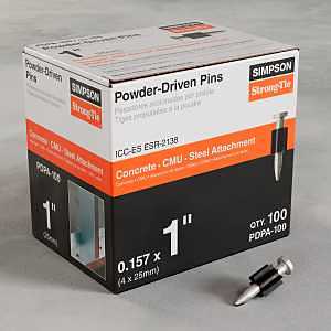 Simpson Strong-Tie PDPA-100 - 1" x .157 Drive Pins 100ct