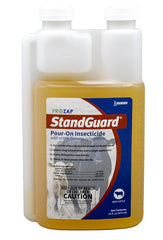 Neogen 1907850 Prozap StandGuard Pour-On 473 mL Insecticide, Yellowish. Brown
