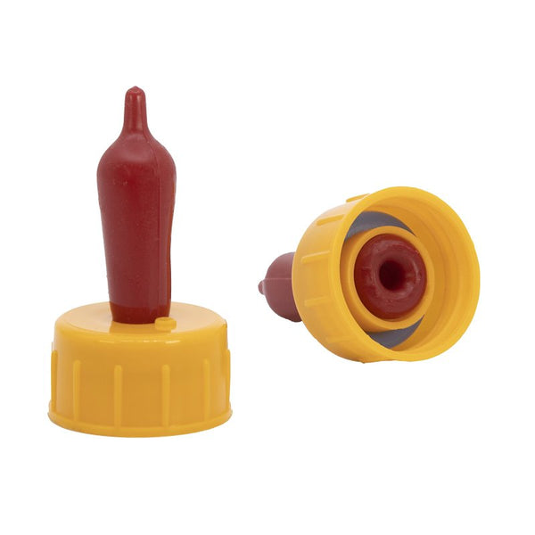 Neogen Ideal 7006 Red Screw-On Teat, 2-pack, Red, 5 oz