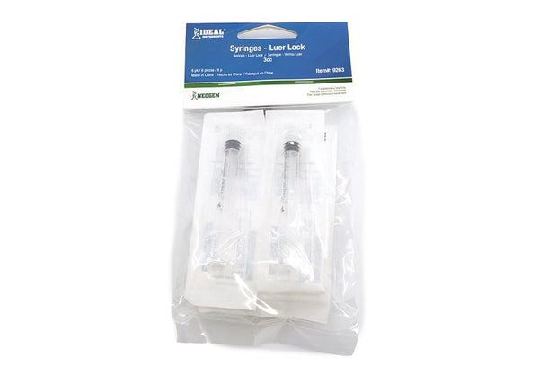 neogen corporation 9263 Ideal, 6 Pack, 3 cc, Disposable Syringe