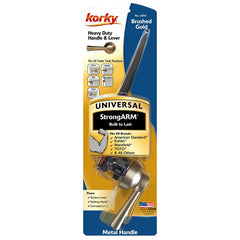 Korky 6094BP StrongARM Tank Lever, Universal to Fit Front Angled Side Left and Right Mount Toilets, Brushed Gold, Simple Style