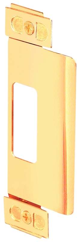 Prime-Line U 9495 Brass Plated ASA Adjustable Door Strike (Single Pack)
