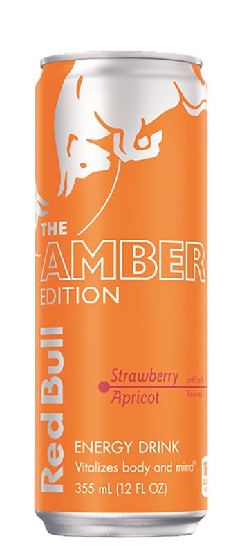 Red Bull Energy Drink, Amber Edition Strawberry Apricot, 12 fl oz