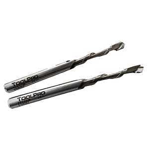 ToolPro 3/16" Spiral Downward Cutout Bit, Pack of 2