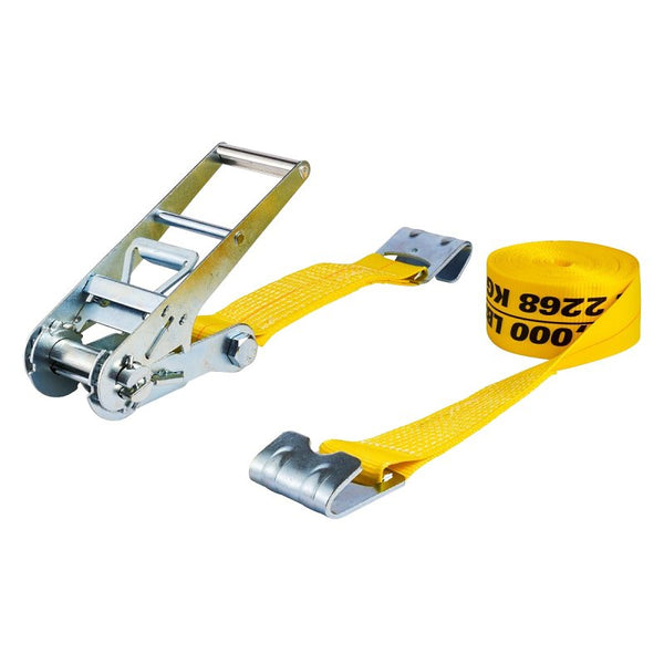 Keeper 04637 27' x 3" Ratchet Tie-Down with Flat Hooks