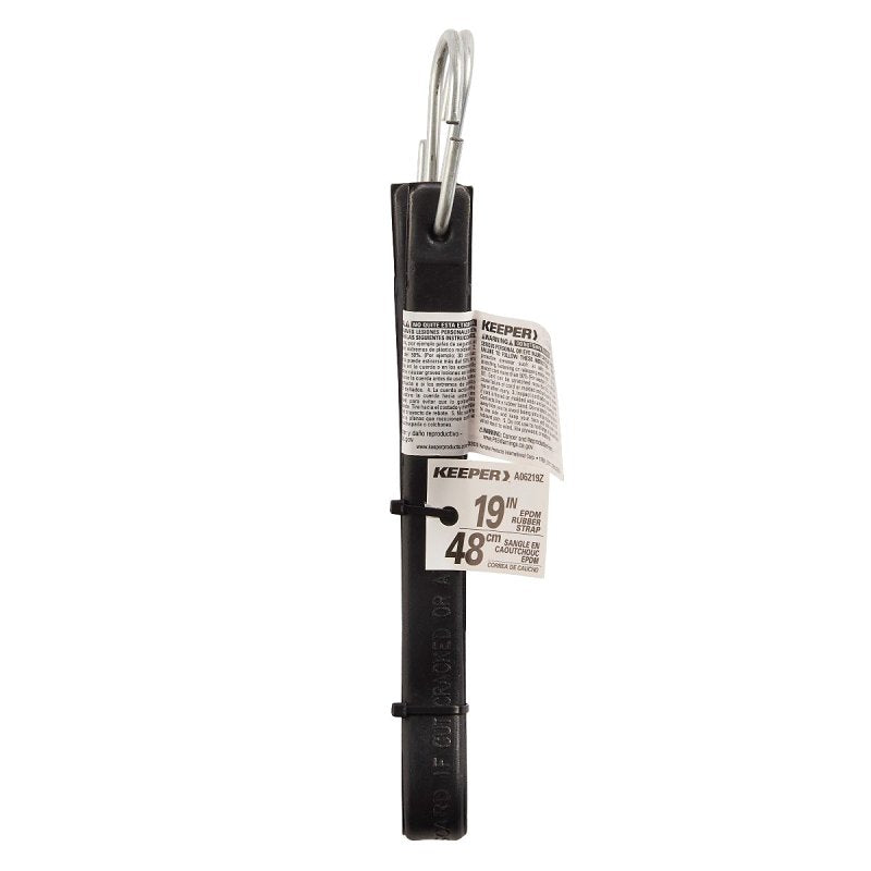 Keeper A06219z 19" Black Epdm Rubber Strap