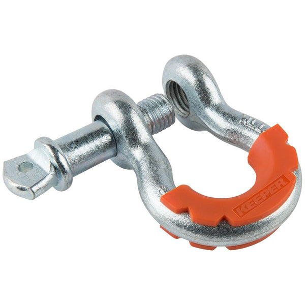 Keeper Products KWA14618 Bow Shackle, 3/4", 4-1/2 ton w/Molded Isolator