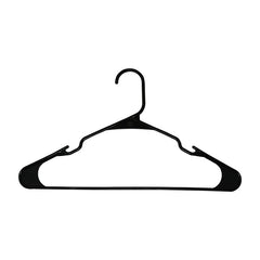 Merrick C87162PH BLK Engineering Super Heavy Weight Tubular Hangers with Hooks (14 Pack) C87162-WH