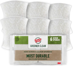 Scotch-Brite Greener Clean 97036-UG cleaning sponges, Brown