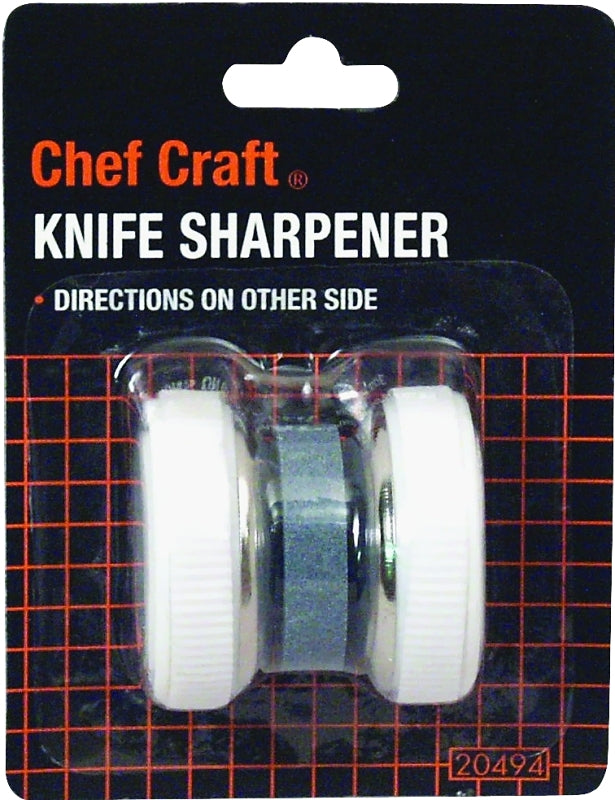 Chef Craft Knife Sharpener, 1.75", White 20494