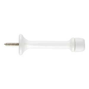 Rigid Round 3" Door Stop - White by National Hardware