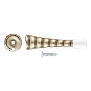 V232 3" Spring Door Stop - Satin Nickel
