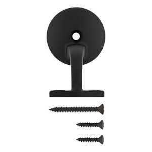 Black Matte Handrail Bracket by National Hardware