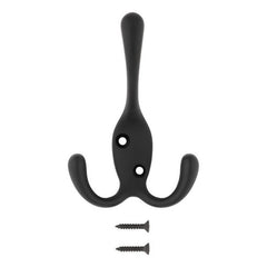 National Hardware N830-623 Robe Hook, Black