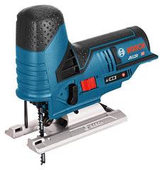  3/4 in size and 12 V power supply for cutting wood and other listed materials; includes barrel handle."