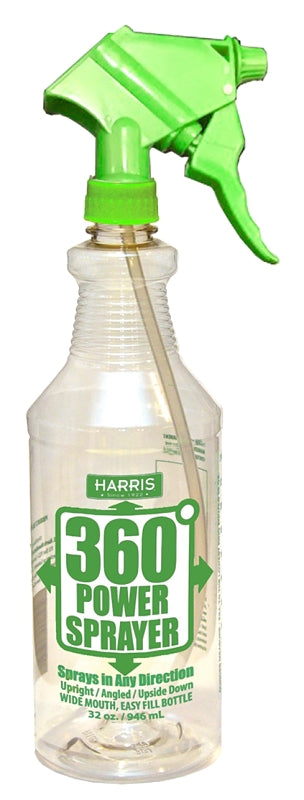 Harris Power Sprayer 360DG 32OZ Clear Plastic 360-32S