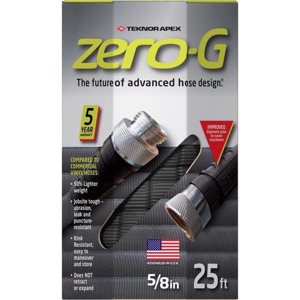 Apex 4001-25 5/8" X 25' Zero-G Lightweight Ultra Flexible Durable Kink- Free Garden Hose