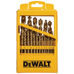 DEWALT Titanium Nitride Coated Drill Bit Set with Pilot Point, 29-Piece (DW1369)