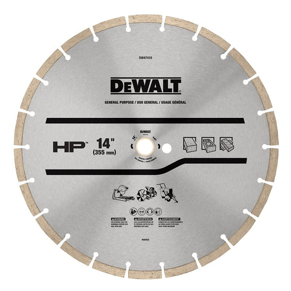 DEWALT DW47410 14IN SEGMENTED HP GENERAL PURPOSE