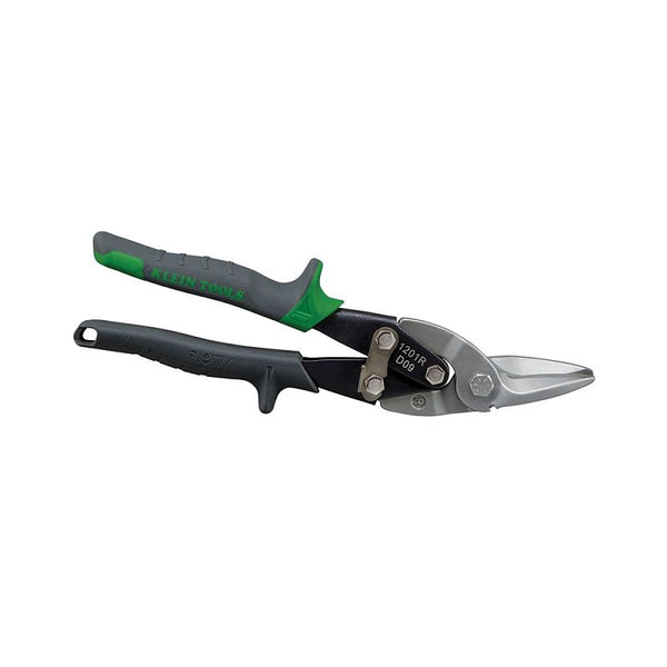 Klein Tools 1201R Metal Shears, Aviation Snips, Right Curvature
