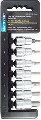 Vulcan TS1007M-P Socket Set - Chrome