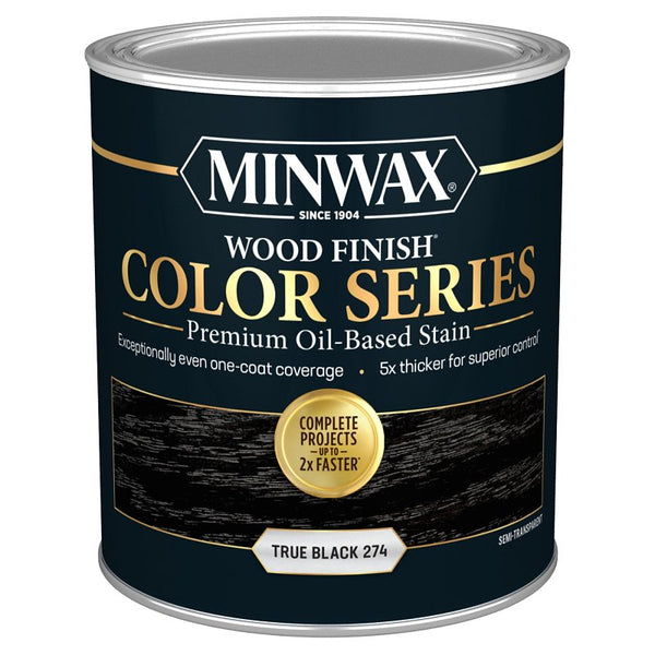 Minwax Wood Finish Color Series, True Black, 1 Quart 800610000