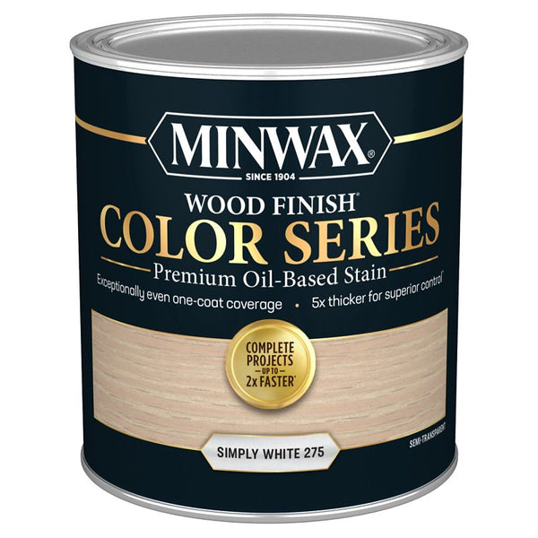 Minwax Wood Finish Color Series, Simply White, 1 Quart 800520000