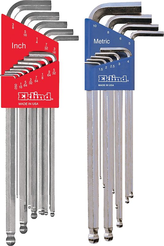 Eklind Ballhex-L XL CMBO22PC Steel Nickel-Plated 17322 (6-Pack)
