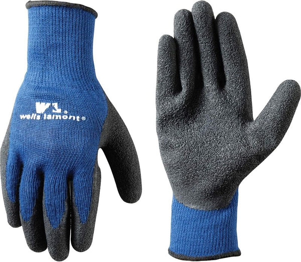 Wells Lamont 133M Knit Wrist, Textured Grip, Latex Coated Work Glove, Medium, 1-Pair 524M