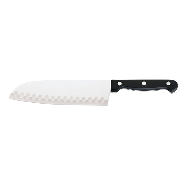 Chicago Cutlery Essentials 8-Inch Bread Knife, High-Carbon Stainless-Steel Blade with Serrated Edge for Slicing, Cutting, and Scoring Bread, Black Polymer Handle Serrated Knife 1092191