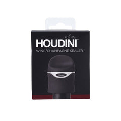 Houdini 5273272 champagne bottle stopper, Black