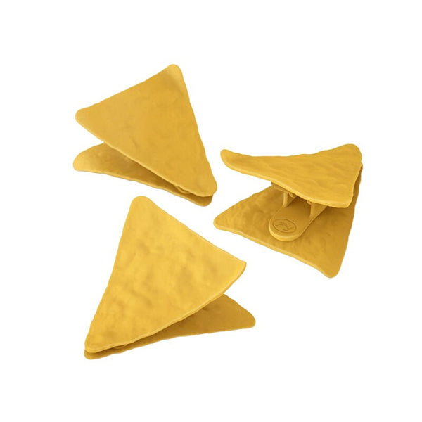Fred & Friends 5246940 Tortilla Chip Bag Closure Clips, Set of 4, Orange