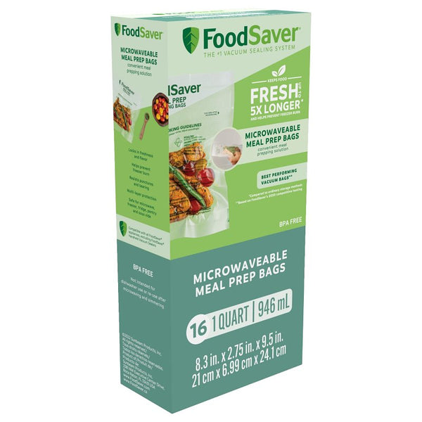 FoodSaver Microwavable Meal Prep Bags Vacuum Sealers 2171101