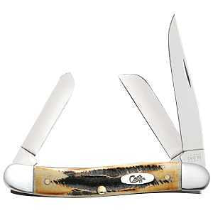 Case WR XX Pocket Knife 6.5 Bonestag Medium Stockman Item #3578 - (6.5318 SS) - Length Closed: 3 5/8 Inches