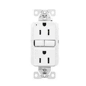 Cooper Wiring Devices WRVGF15W 15 Amp 125V Duplex GFCI Receptacle, White