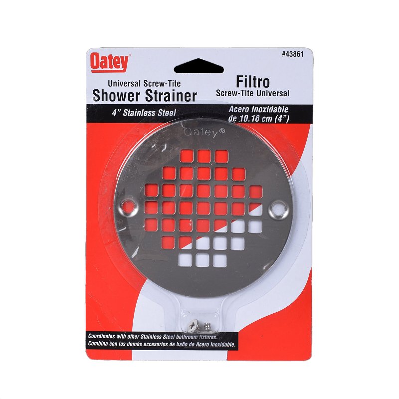 Oatey 4 in. Stainless Steel – Carded