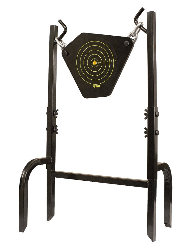 Shooting Made Easy SME 9.5'' Steel Gong Shooting Hunting Sports Competition Solid Heavy-Duty Highly Visible and Heard Target | Stand Included SME-95GNG