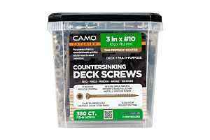 CAMO 3" X #10 - COUNTERSINKING Deck Screw 350 Count